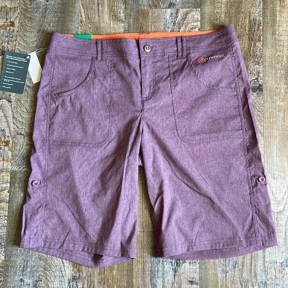 Cloudveil  | Woven Roll-Up Shorts